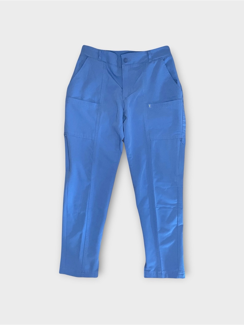 Jaanuu 10 Pocket Blue Scrub Pants - Picture 1 of 6